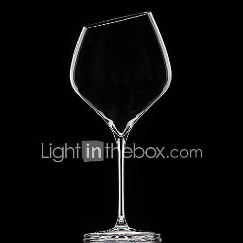 Oblique Burgundy Wine Glass, Glass 17.5oz