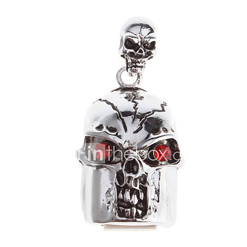 Skull Feature Metal USB Flash Drive 4G