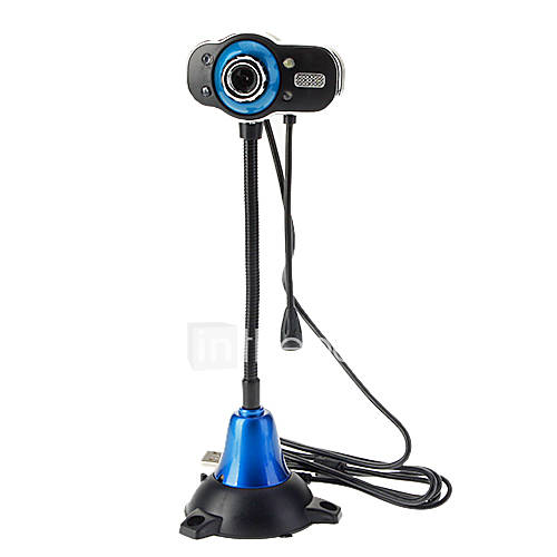 8.0 Megapixels 4 LED USB 2.0 Clip on PC Camera Webcam