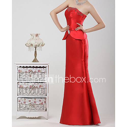 Womens Court Elegant Satin Surface Party Dress