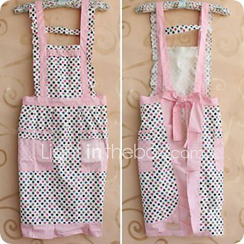 Coffee Bean Pattern Apron, Cotton W58cm x L76cm