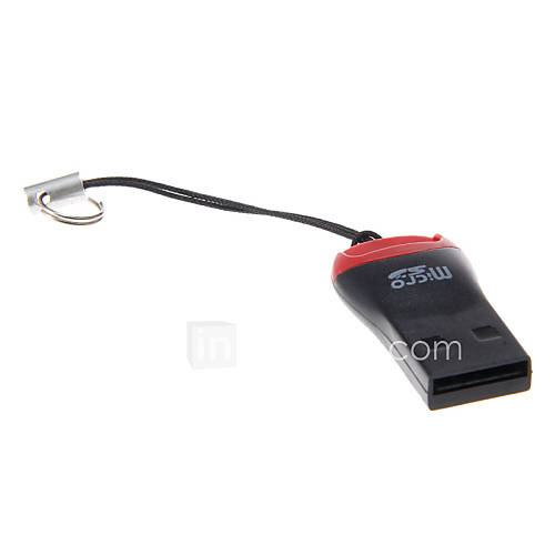 Mini USB Memory Card Reader (BlackRed)