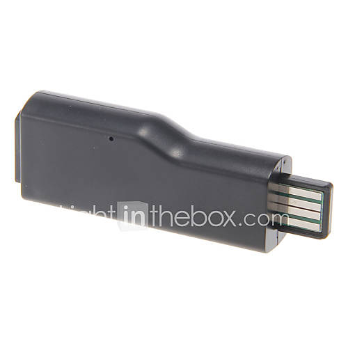 4 Slots USB 2.0 480Mbps Memory Card Reader (Black/White)