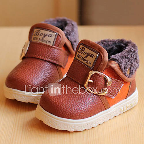 ChildrenS Vintage Solid Color Boots