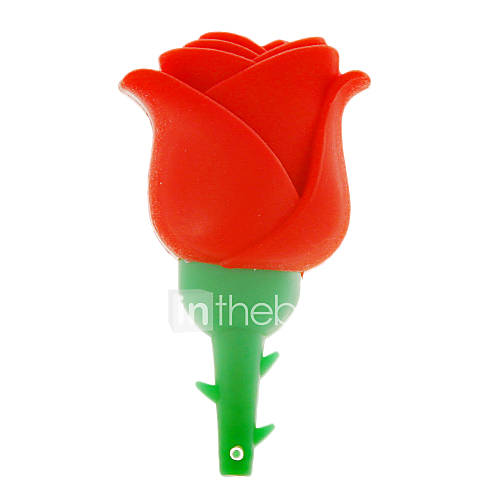 4G Rose Shaped USB Flash Drive