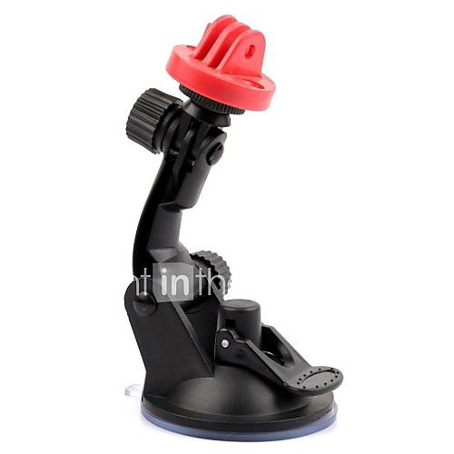 New Plastic Camera Stand Holder with Suction Cup for GoPro HD Hero 2 3 3 Black Red