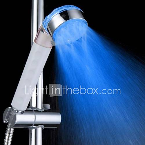 Solid Color LED Light Top Spray Shower Head Bathroom Showerheads