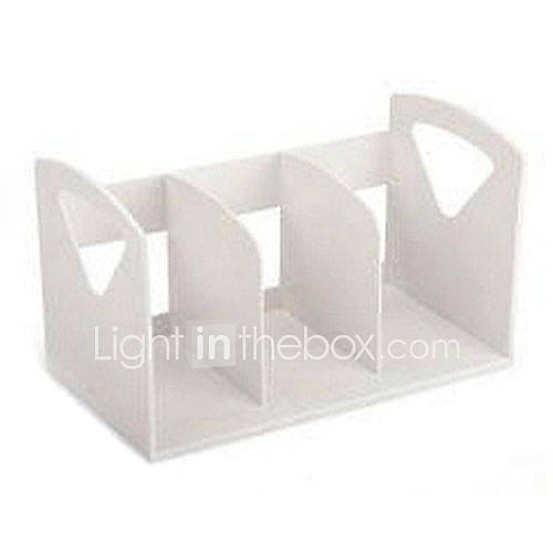 Modern Solid Color Plastic Dividing Shelf   3 Colors Avaliable