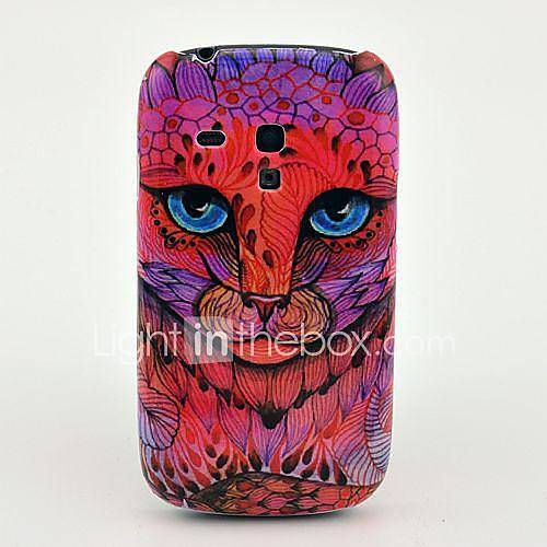 Rose Leapard Face Hard Back Cover Case for Samsung Galaxy S3 Mini I8190