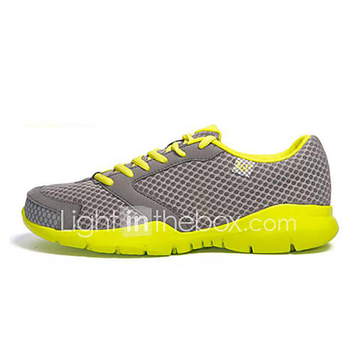 361°Mens Gray Training Light Breathable Running Shoes