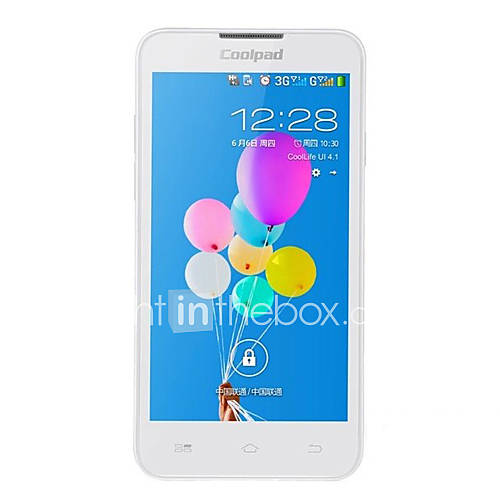 Coolpad 7269   4.5 Inch Android 4.2 Quad Core Dual SIM Smartphone (1.2GHz,512MB RAM4GB ROM,3G,WiFi,GPS)