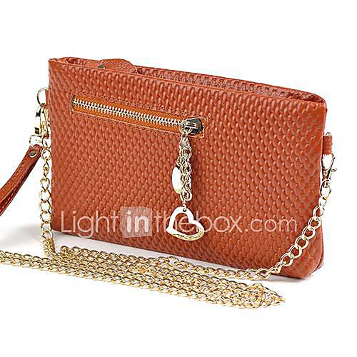 Women New Fashion Casual High Quality Genuine Leather Heart shaped zipper Handbag and Shoulder Bag