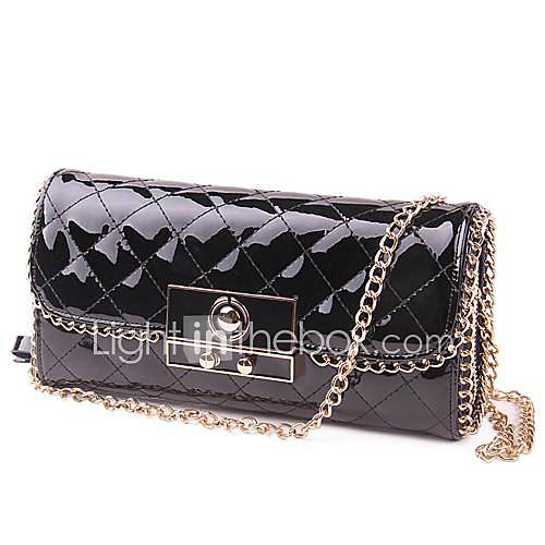 Womens Designer High Quality Chain Button Genuine Leather Messenger Bags Handbags