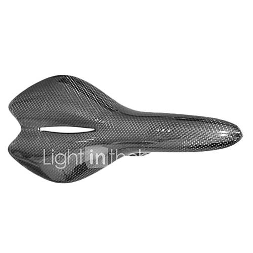 Full Carbon 3K Glossy Bicycle Saddle