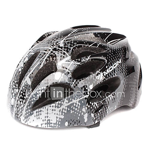MOON Cycling PCEPS 21 Vents Ultra Light Black Bicycle/Bike Helmet