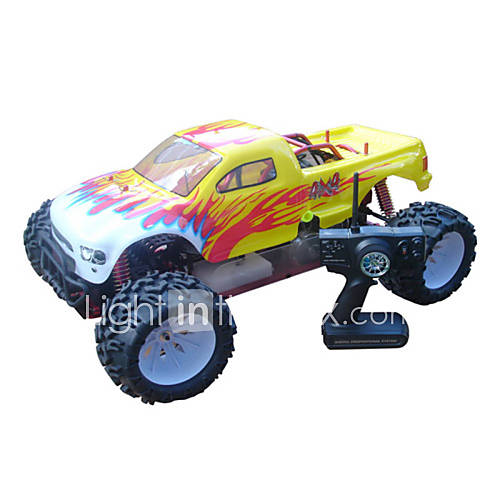 1/5 4WD Gas Powered Ready To Run Monster RC Truck (Yellow)