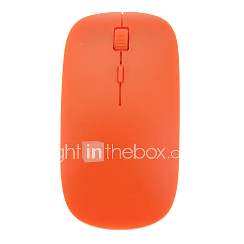 Ultra slim 2.4G Wireless High frequency Mouse Orange