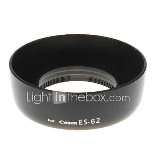 ES 62 Universal Lens Hood for Camera (Black)