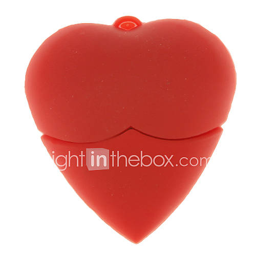 4G Loving Heart Shaped USB Flash Drive