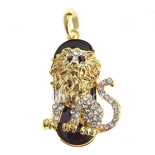 Lion Feature Metal USB Flash Drive 8G