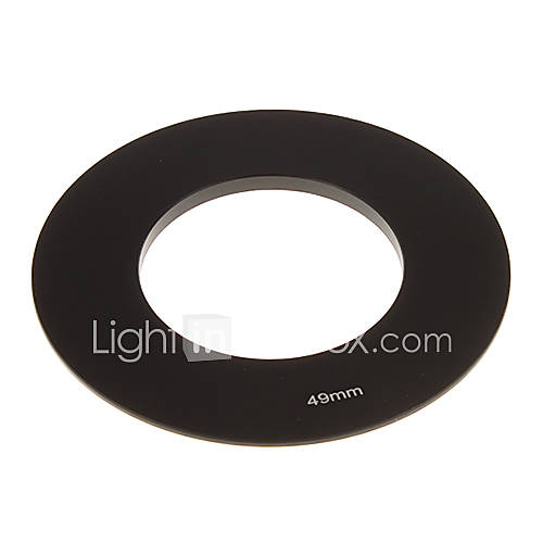 49mm Camera Lens Adapter Ring (Black)