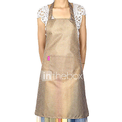 Polka Dots Pattern Apron, Polyester W59cm x L74cm