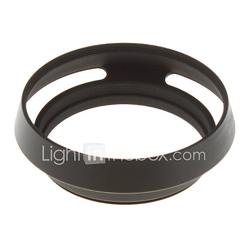 55mm Hollow out Lens Hood for Camera (Black)