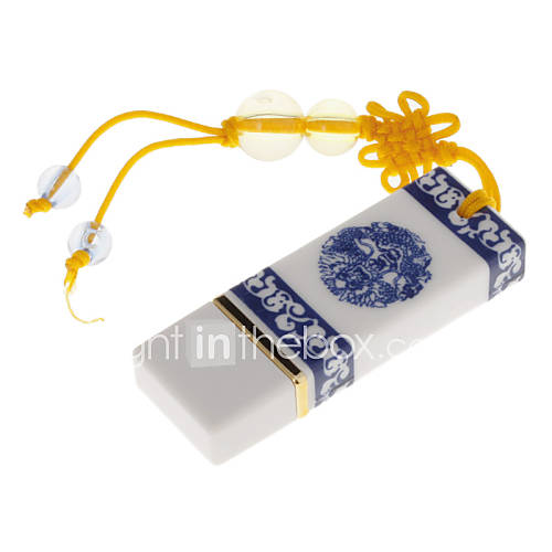 4G Blue and White Porcelain USB Flash Drive