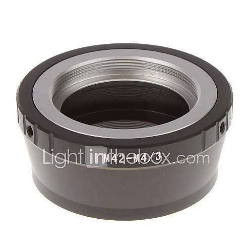 M42 M4/3 Camera Lens Adapter Ring (Black)