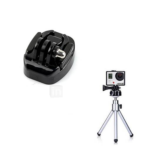 Newest Black Tripod Mount with Quick Installation Plug for GoPro Hero 3 2