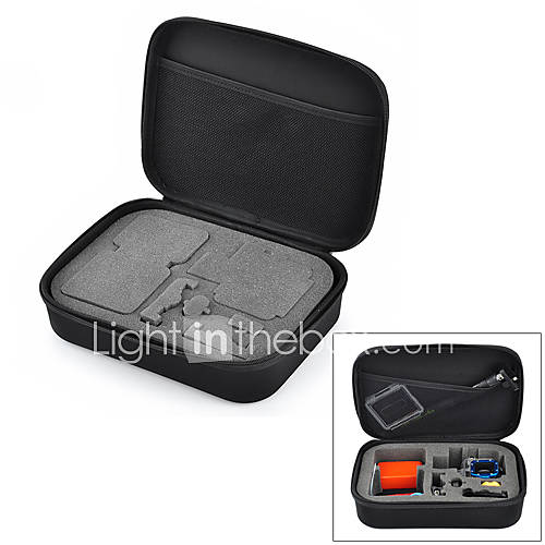 Black Protective EVA Camera Storage Bag for GoPro Cameras