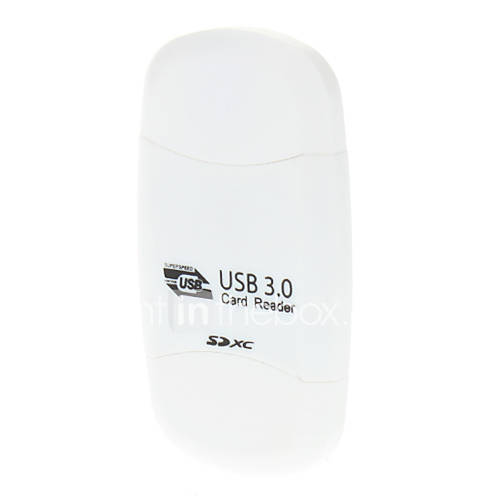 7 in one USB 3.0 Memory Card Reader and Writer (White)