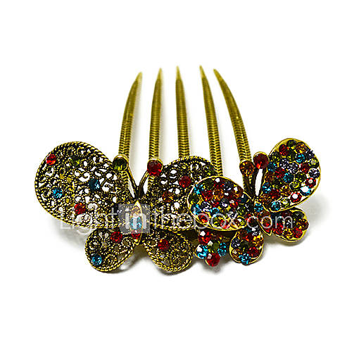 GlassRhinestone Wedding Hair Combs(Multicolor)