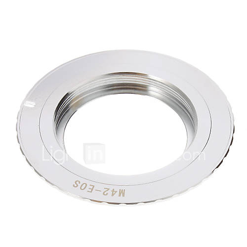M42 EOS Camera Lens Adapter Ring (Silver)