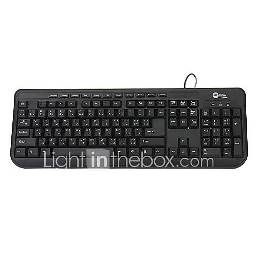 JEWAY JK 8010 Wired USB Business Mute Waterproof Keyboard