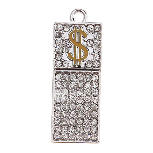 Dollar Feature Metal USB Flash Drive 8G