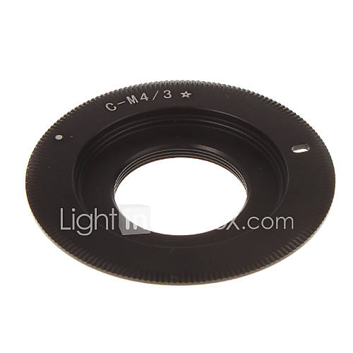 C M4/3 Camera Lens Adapter Ring (Black)