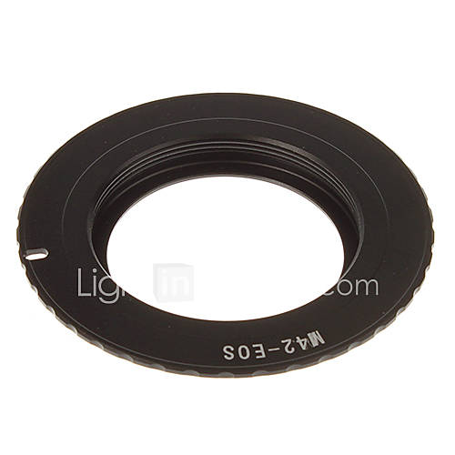 M42 EOS Camera Lens Adapter Ring with the 3rd Generation Chip (Black)