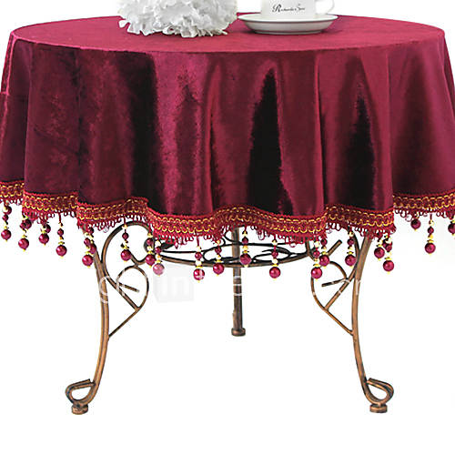 Solid Table Cloth, Velvet 4040