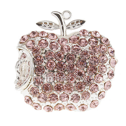 4G Crystal Apple Shaped USB Flash Drive