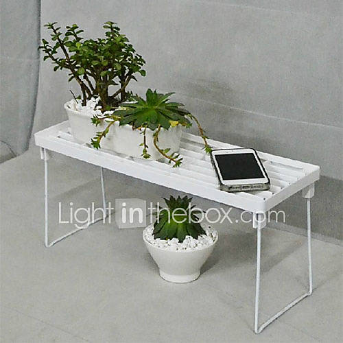 Japanese Style White Leg Folding Shelves Organizers