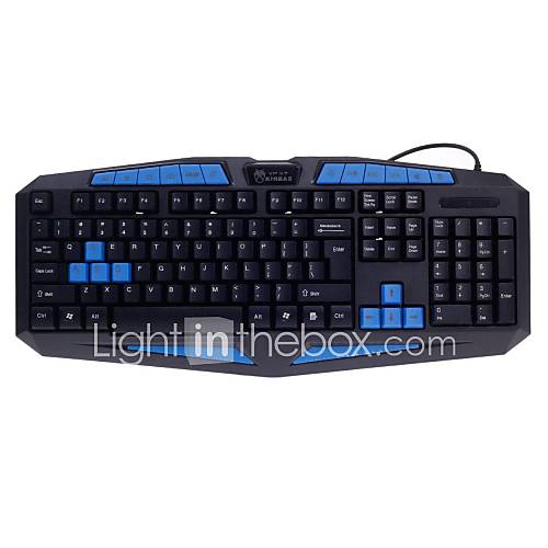 KINBAS VP X7 Professional USB Wired 116 Key Strong Waterproof Gaming Keyboard