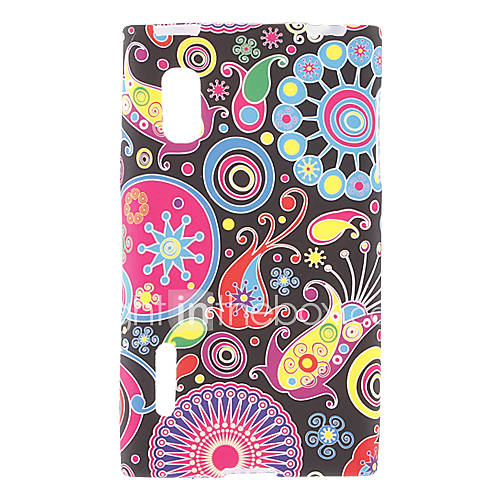 Colorful Flower Pattern Soft Case for LG L5/E610/E612