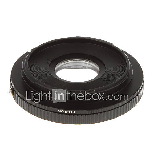 FD EOS Camera Lens Glass Adapter Ring (Black)