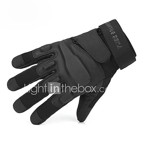 Black Tactical Hunting And Shooting Full Finger Gloves