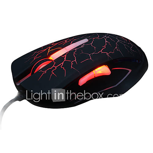 Exquisite 3D Wheel Ergonomic Design Wired USB Mouse