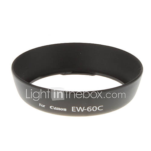 EW 60C Universal Lens Hood for Camera (Black)