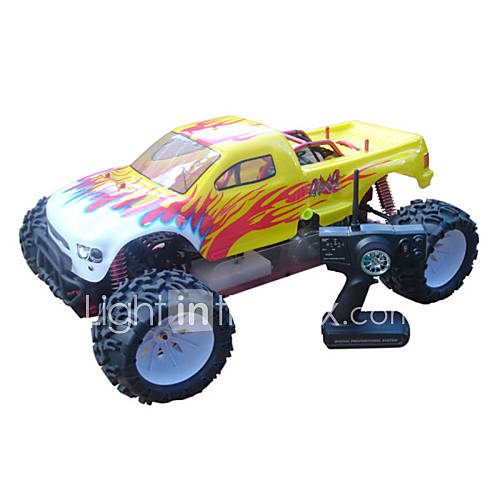 1/5 2WD Gas Powered Ready To Run Monster RC Truck (Yellow)