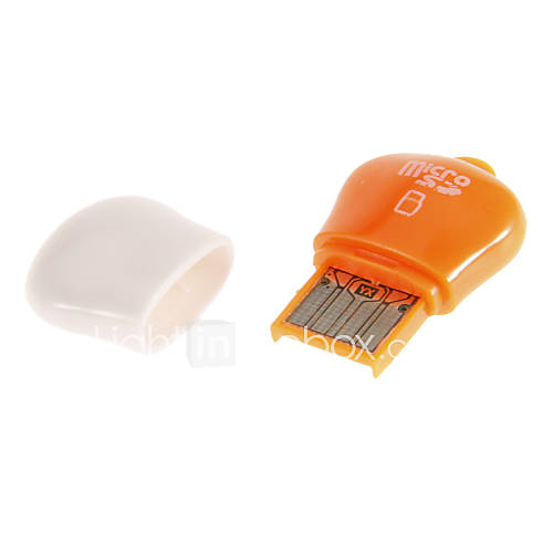 USB 2.0 Memory Card Reader (Yellow/Green/Orange)