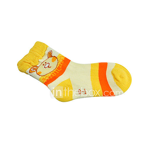 Childrens Cartoon Warm Socks(12 Pairs/Box,For 4 7 Years Old)